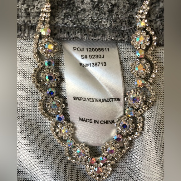 Doe & Rae Charcoal Grey Fleece Blazer Coat - Picture 10 of 11